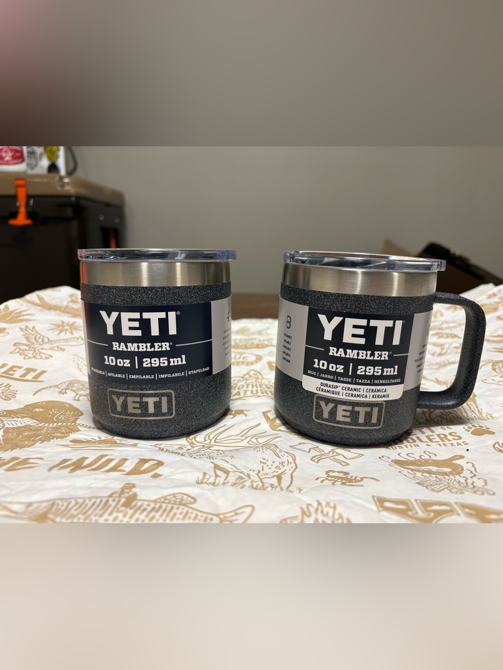 Yeti Rambler Black Stone Bundle